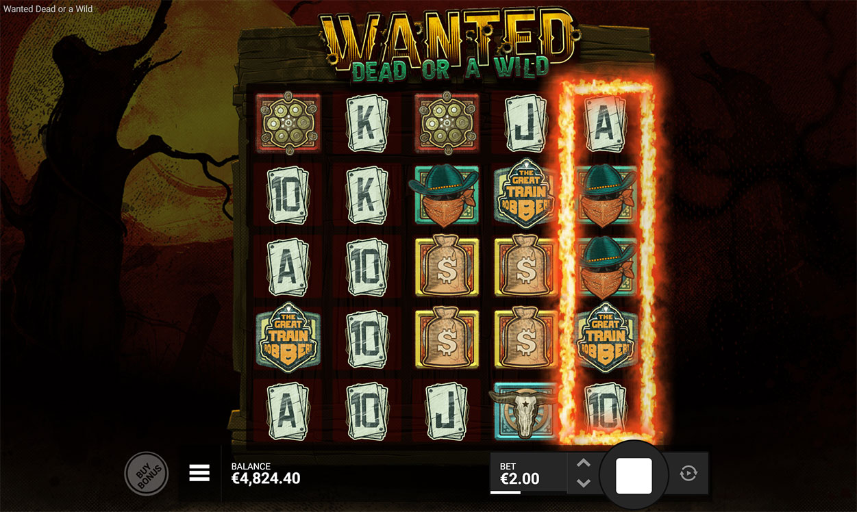 Wanted dead or a Wild игровой автомат онлайн. 